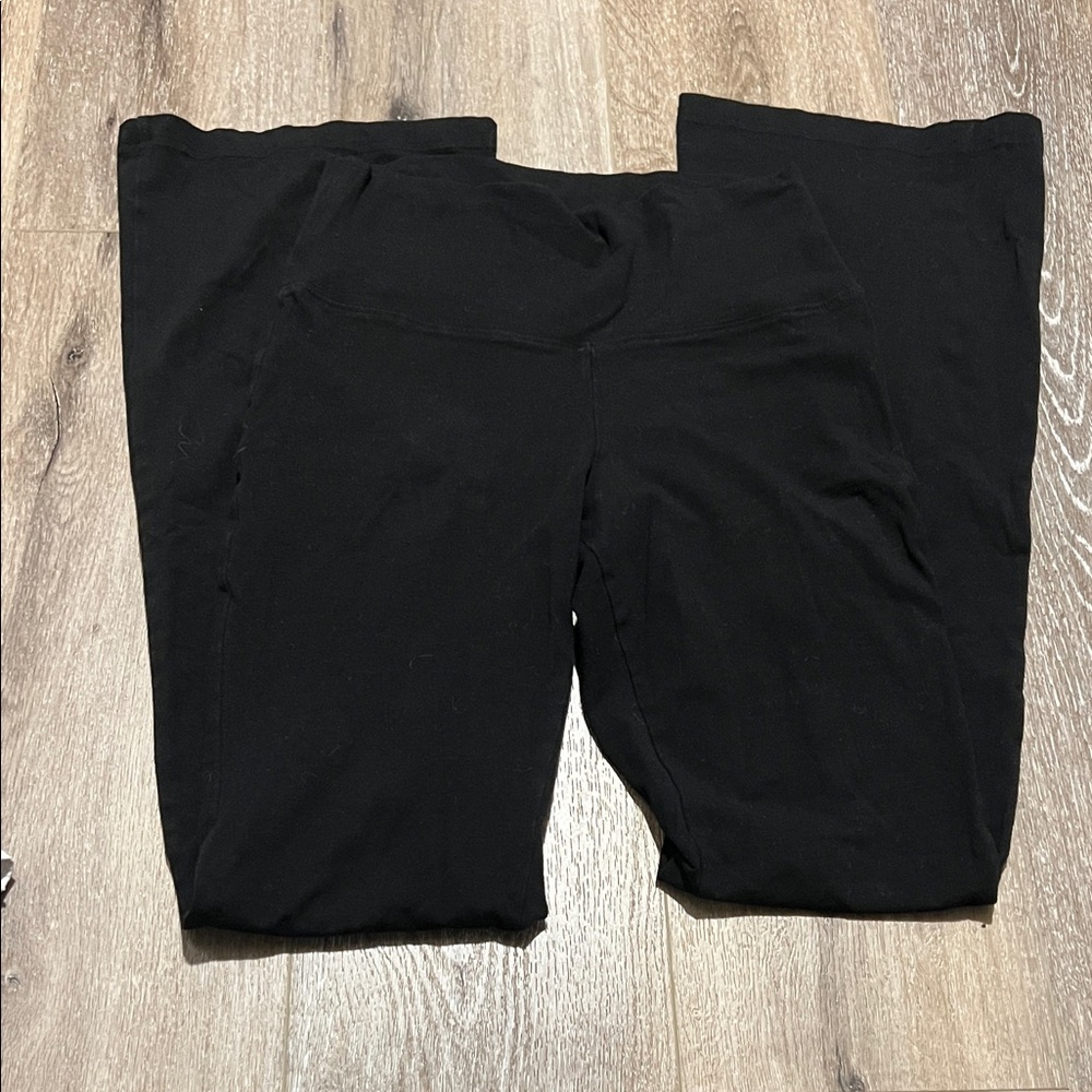 Aritzia TNA Flare Black Yoga Pants, M